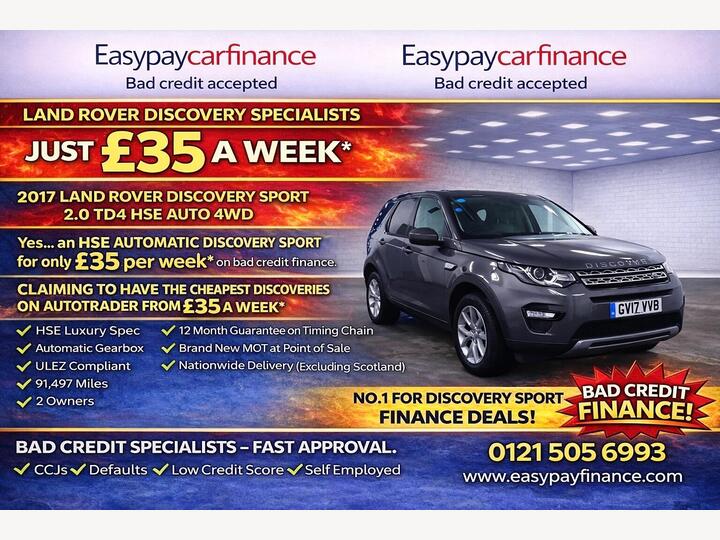 Land Rover Discovery Sport 2.0 TD4 HSE Auto 4WD Euro 6 (s/s) 5dr