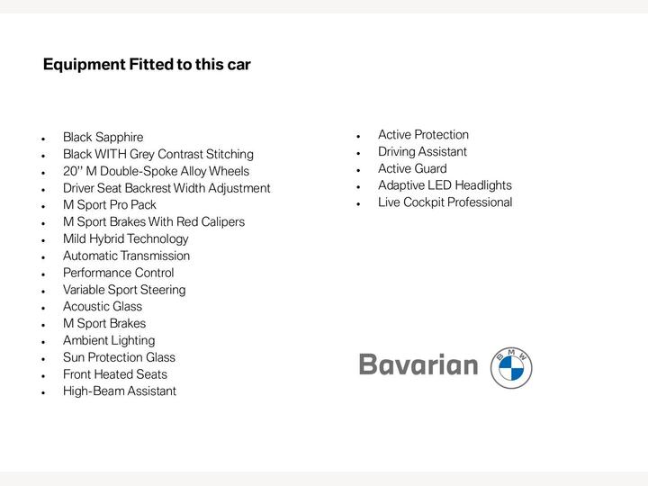 BMW X3 2.0 20d MHT M Sport Auto XDrive Euro 6 (s/s) 5dr