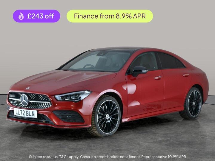 Mercedes-Benz CLA 1.3 CLA250e 15.6kWh AMG Line Night Edition (Premium Plus) Coupe 8G-DCT Euro 6 (s/s) 4dr