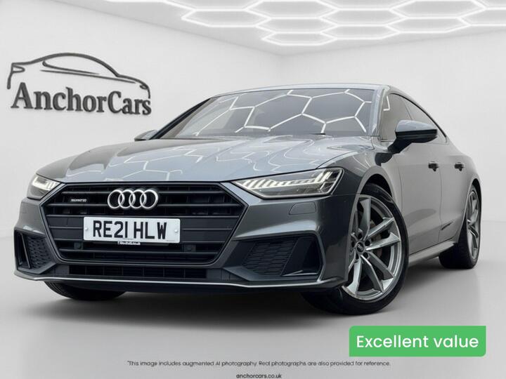 Audi A7 2.0 TFSIe 50 Black Edition Sportback S Tronic Quattro Euro 6 (s/s) 5dr 17.9kWh
