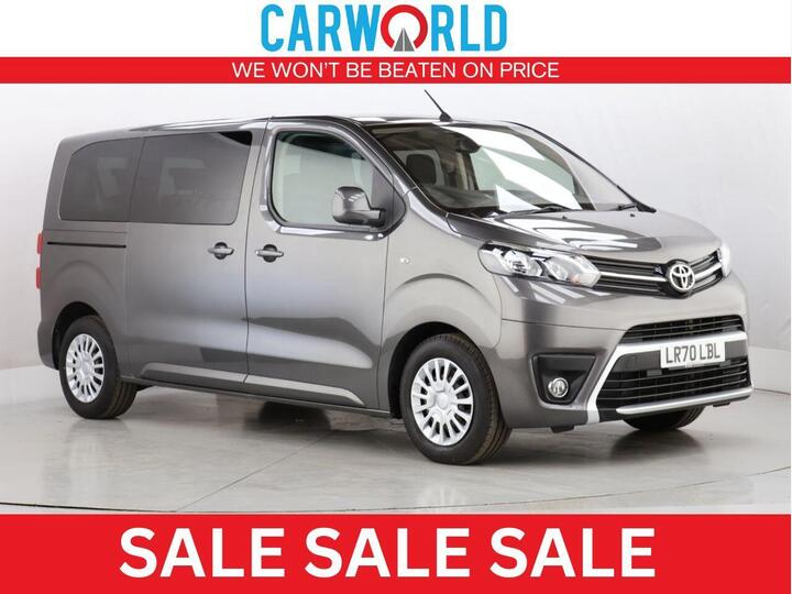 Toyota PROACE VERSO 1.5D Shuttle Medium MPV MWB Euro 6 (s/s) 5dr (9 Seat) Toyota PROACE VERSO 1.5D Shuttle Medium MPV MWB Euro 6 (s/s) 5dr (9 Seat)