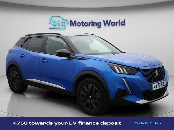 Peugeot E-2008 50kWh GT Premium Auto 5dr (7kW Charger)
