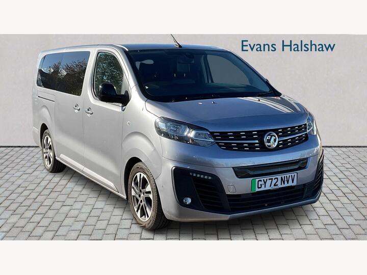 Vauxhall Vivaro Life 50kWh Elite Auto LWB 5dr (8 Seat, 7.4kW Charger) Vauxhall Vivaro Life 50kWh Elite Auto LWB 5dr (8 Seat, 7.4kW Charger)