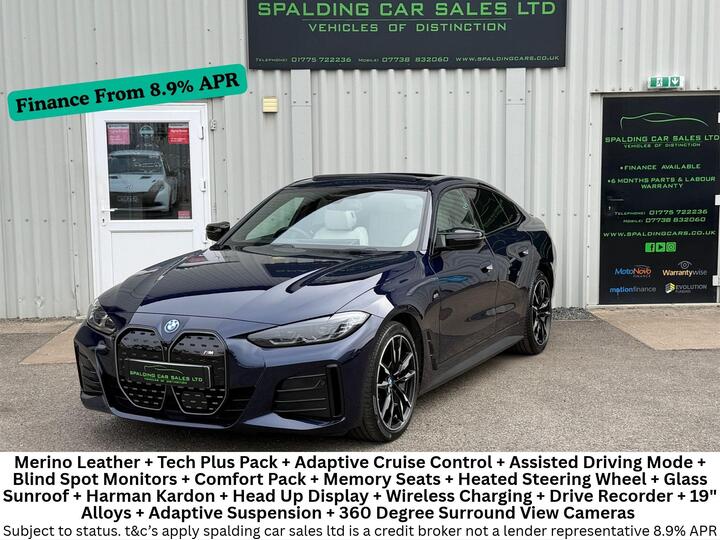 BMW I4 M50 83.9kWh Gran Coupe Auto 4WD 5dr