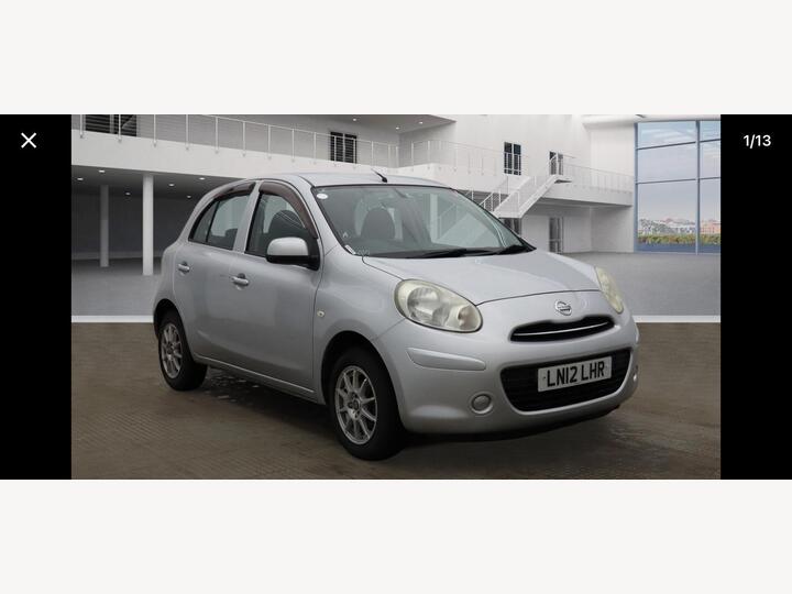 Nissan Micra 1.2 12V Acenta Hatchback 5dr Petrol CVT Euro 5 (SNav) (80 Ps)
