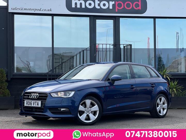 Audi A3 2.0 TDI Sport Sportback S Tronic Quattro Euro 6 (s/s) 5dr (Nav)