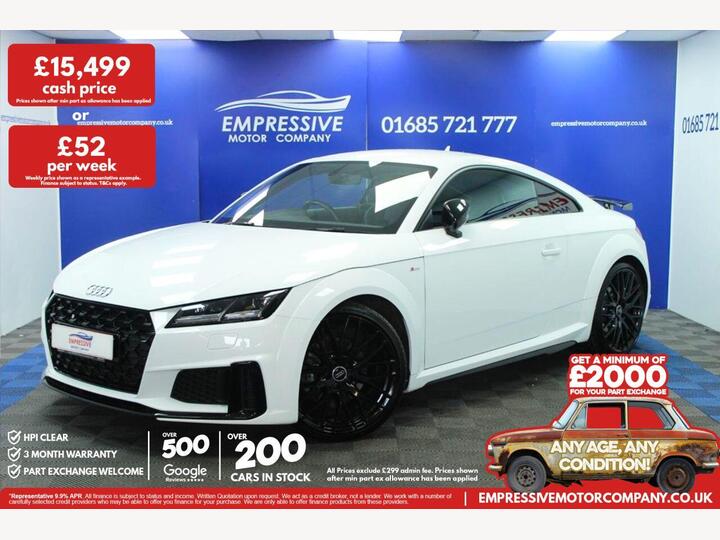 Audi TT 2.0 TFSI 40 Black Edition S Tronic Euro 6 (s/s) 3dr