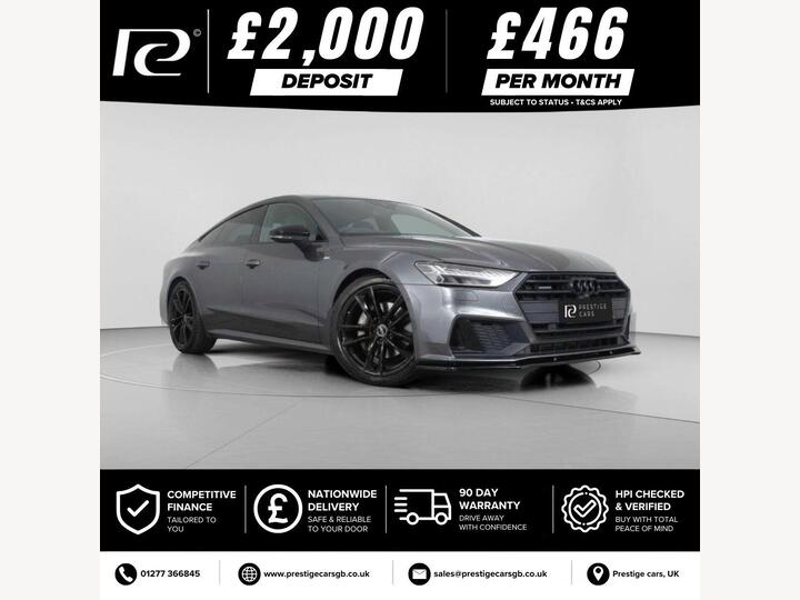 Audi A7 3.0 TDI V6 45 Black Edition Sportback S Tronic Quattro Euro 6 (s/s) 5dr