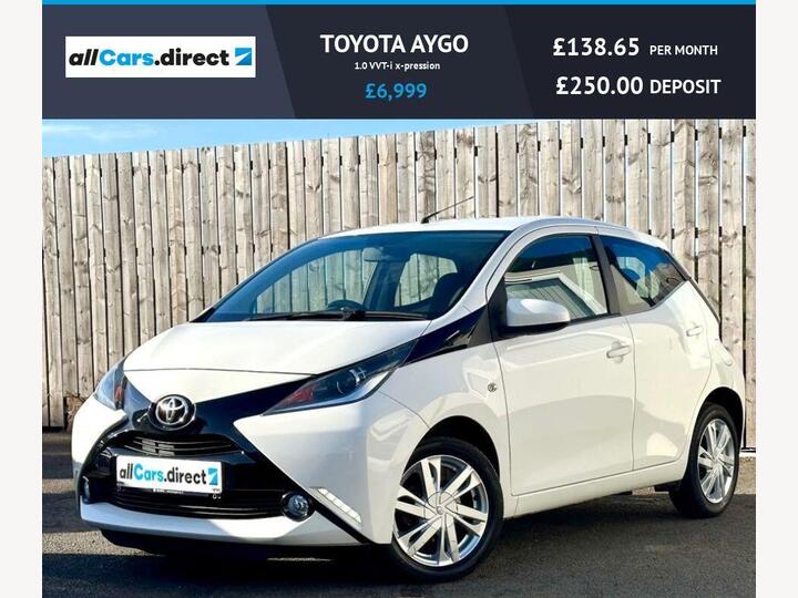 Toyota AYGO 1.0 VVT-i X-pression Euro 6 5dr
