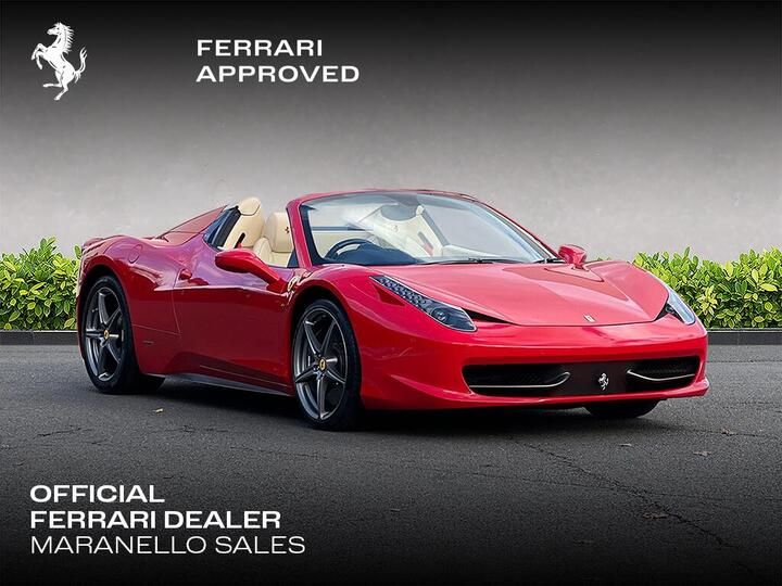 Ferrari 458 4.5 Spider F1 DCT Euro 5 2dr Ferrari 458 4.5 Spider F1 DCT Euro 5 2dr