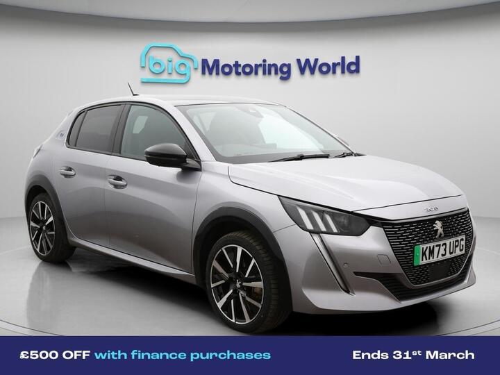 Peugeot E-208 50kWh GT Auto 5dr (7.4kW Charger)