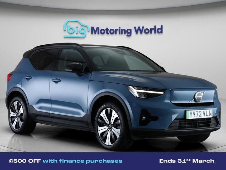 Volvo XC40 Recharge 69kWh Plus Auto 5dr