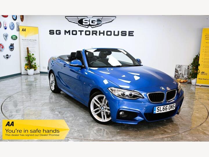 BMW 2 SERIES 2.0 220i M Sport Euro 6 (s/s) 2dr