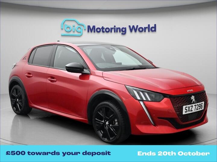 Peugeot E-208 50kWh GT Auto 5dr (7.4kW Charger)