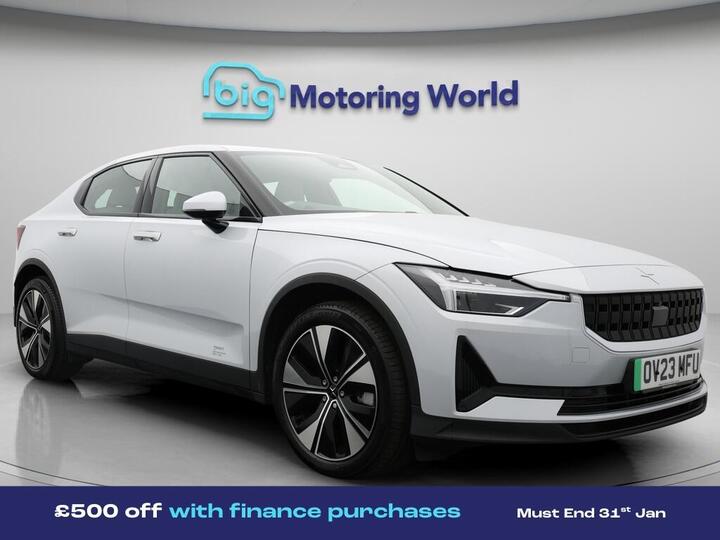 Polestar Polestar 2 Single Motor 69kWh Standard Range Fastback Auto FWD 5dr Polestar Polestar 2 Single Motor 69kWh Standard Range Fastback Auto FWD 5dr
