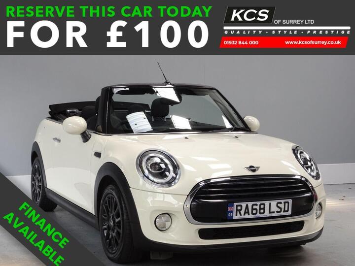 MINI CONVERTIBLE 1.5 Cooper Euro 6 (s/s) 2dr MINI CONVERTIBLE 1.5 Cooper Euro 6 (s/s) 2dr