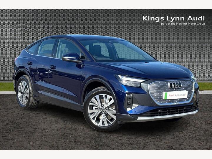 Audi Q4 E-tron 45 Sport Sportback Auto 5dr 82kWh Audi Q4 E-tron 45 Sport Sportback Auto 5dr 82kWh