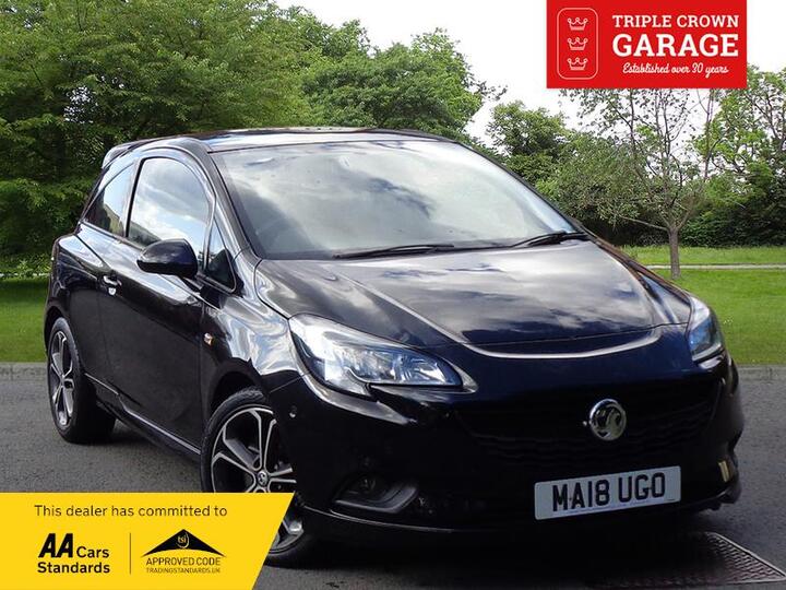 Vauxhall Corsa 1.4i Turbo Black Edition Euro 6 (s/s) 3dr Vauxhall Corsa 1.4i Turbo Black Edition Euro 6 (s/s) 3dr