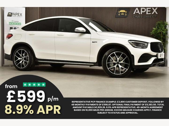 Mercedes-Benz GLC 3.0 GLC43 V6 AMG (Premium) Coupe G-Tronic+ 4MATIC Euro 6 (s/s) 5dr Mercedes-Benz GLC 3.0 GLC43 V6 AMG (Premium) Coupe G-Tronic+ 4MATIC Euro 6 (s/s) 5dr