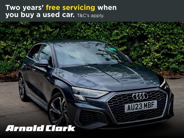Audi A3 1.0 TFSI 30 S Line Sportback S Tronic Euro 6 (s/s) 5dr