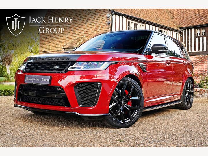 Land Rover RANGE ROVER SPORT 5.0 P575 V8 SVR Auto 4WD Euro 6 (s/s) 5dr