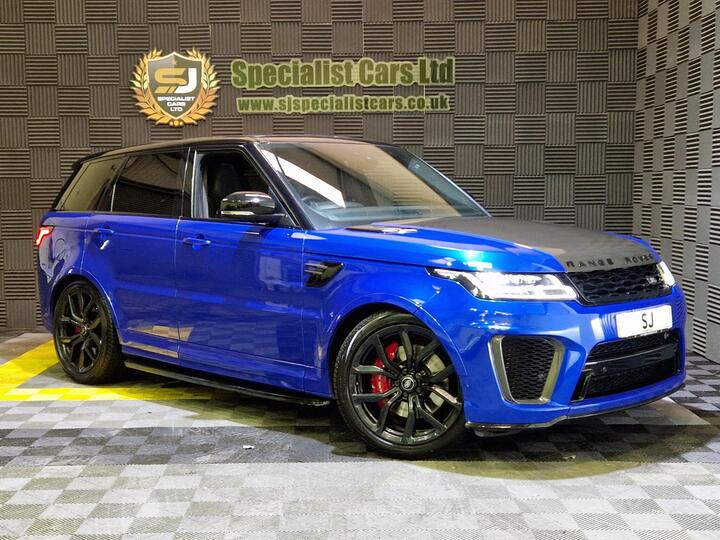 Land Rover RANGE ROVER SPORT 5.0 P575 V8 SVR Auto 4WD Euro 6 (s/s) 5dr Land Rover RANGE ROVER SPORT 5.0 P575 V8 SVR Auto 4WD Euro 6 (s/s) 5dr