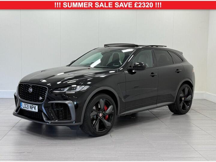 Jaguar F-PACE 5.0 P550 V8 SVR Quickshift AWD Euro 6 (s/s) 5dr