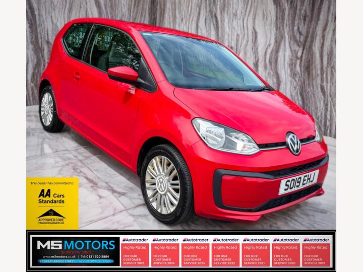 Volkswagen Up! 1.0 Move Up! Euro 6 (s/s) 3dr Volkswagen Up! 1.0 Move Up! Euro 6 (s/s) 3dr