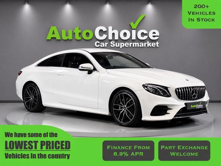Mercedes-Benz E-CLASS 2.0 E220d AMG Line G-Tronic+ Euro 6 (s/s) 2dr Mercedes-Benz E-CLASS 2.0 E220d AMG Line G-Tronic+ Euro 6 (s/s) 2dr
