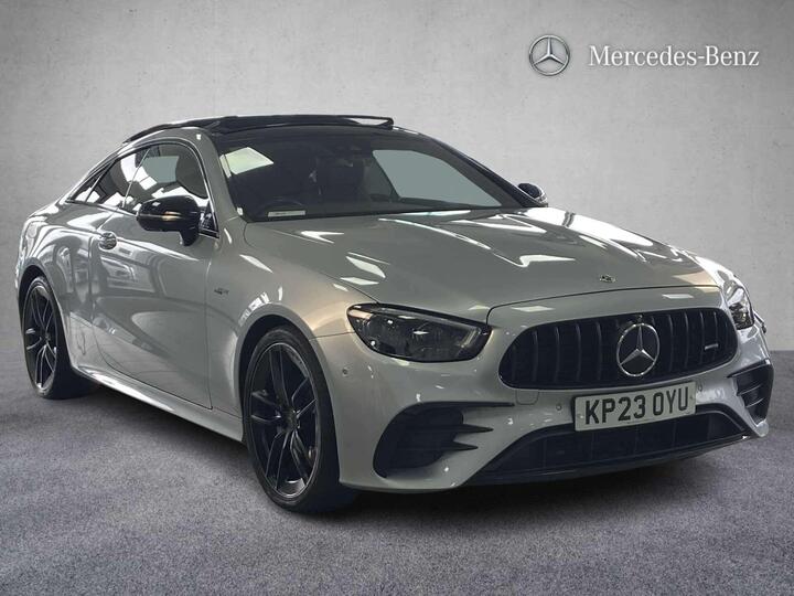 Mercedes-Benz E Class 3.0 E53h BiTurbo MHEV AMG Night Edition (Premium Plus) SpdS TCT 4MATIC+ Euro 6 (s/s) 2dr Mercedes-Benz E Class 3.0 E53h BiTurbo MHEV AMG Night Edition (Premium Plus) SpdS TCT 4MATIC+ Euro 6 (s/s) 2dr