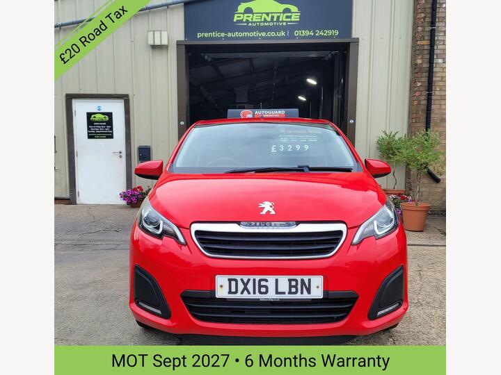 Peugeot 108 1.0 Active Euro 6 5dr