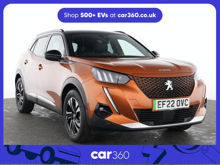 Peugeot E-2008 50kWh GT Auto 5dr (7kW Charger)