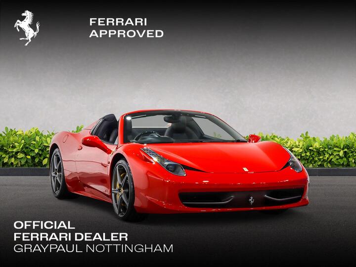 Ferrari 458 4.5 Spider F1 DCT Euro 5 2dr