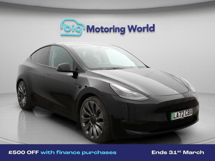 Tesla Model Y (Dual Motor) Performance Auto 4WDE 5dr