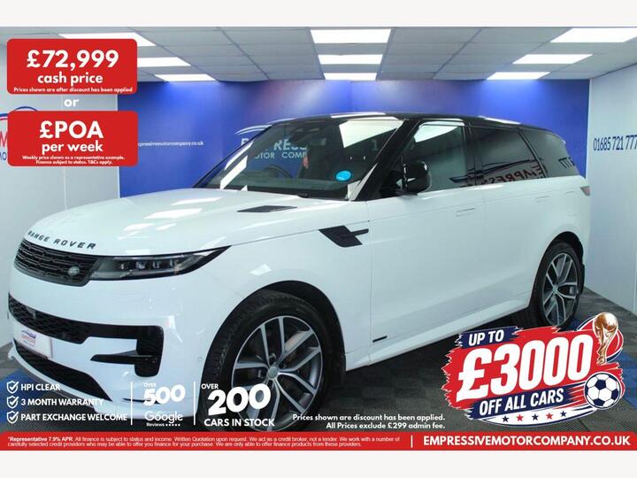 Land Rover RANGE ROVER SPORT 3.0 P460e 38.2kWh Autobiography Auto 4WD Euro 6 (s/s) 5dr