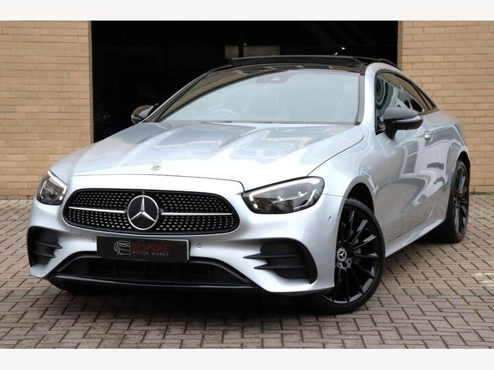 Mercedes-Benz E-CLASS 2.0 E300dh MHEV AMG Line Night Edition (Premium Plus) G-Tronic+ 4MATIC Euro 6 (s/s) 2dr Mercedes-Benz E-CLASS 2.0 E300dh MHEV AMG Line Night Edition (Premium Plus) G-Tronic+ 4MATIC Euro 6 (s/s) 2dr