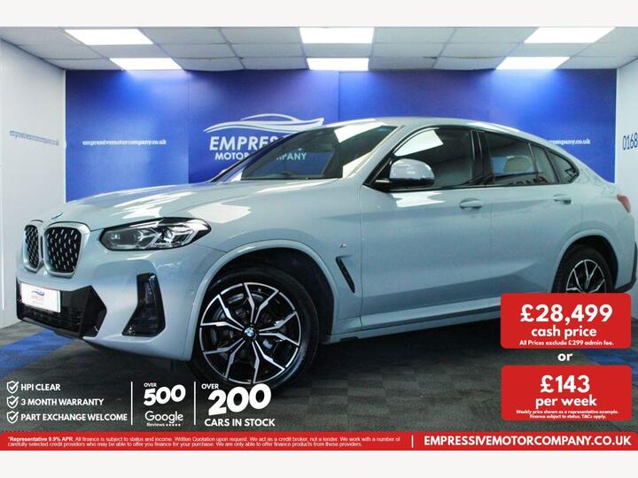 BMW X4 2.0 20d MHT M Sport Auto XDrive Euro 6 (s/s) 5dr