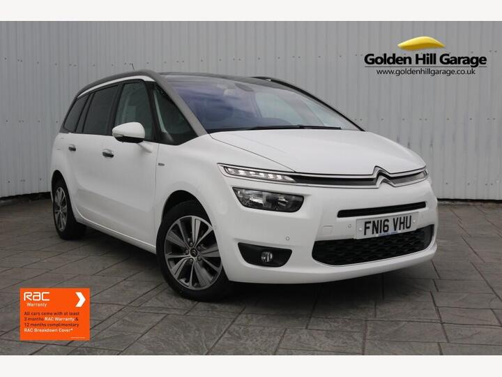 Citroen C4 GRAND PICASSO BLUEHDI EXCLUSIVE PLUS DIESEL MPV 1.6 BlueHDi Exclusive+ EAT6 Euro 6 (s/s) 5dr Citroen C4 GRAND PICASSO BLUEHDI EXCLUSIVE PLUS DIESEL MPV 1.6 BlueHDi Exclusive+ EAT6 Euro 6 (s/s) 5dr