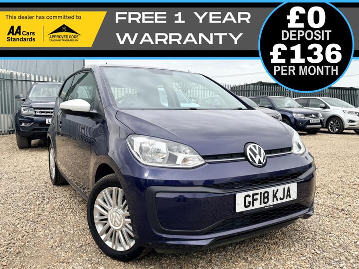 Volkswagen UP! 1.0 Move Up! Euro 6 (s/s) 3dr Volkswagen UP! 1.0 Move Up! Euro 6 (s/s) 3dr