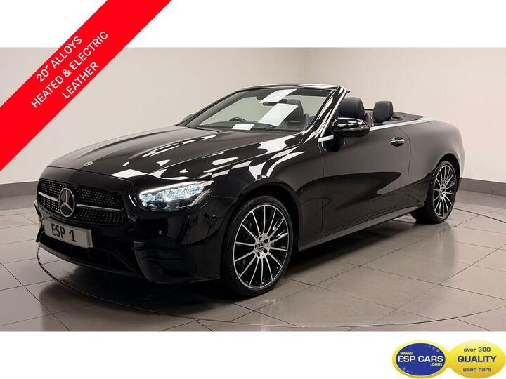 Mercedes-Benz E Class 2.0 E300dh MHEV AMG Line Night Edition (Premium Plus) Cabriolet G-Tronic+ 4MATIC Euro 6 (s/s) 2dr Mercedes-Benz E Class 2.0 E300dh MHEV AMG Line Night Edition (Premium Plus) Cabriolet G-Tronic+ 4MATIC Euro 6 (s/s) 2dr