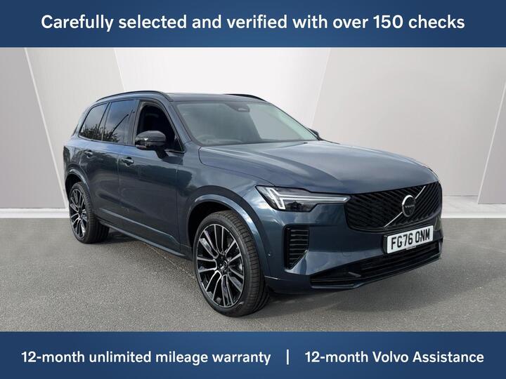 Volvo XC90 2.0 T8 18.8kWh Ultra Dark Auto 4WD Euro 6 (s/s) 5dr