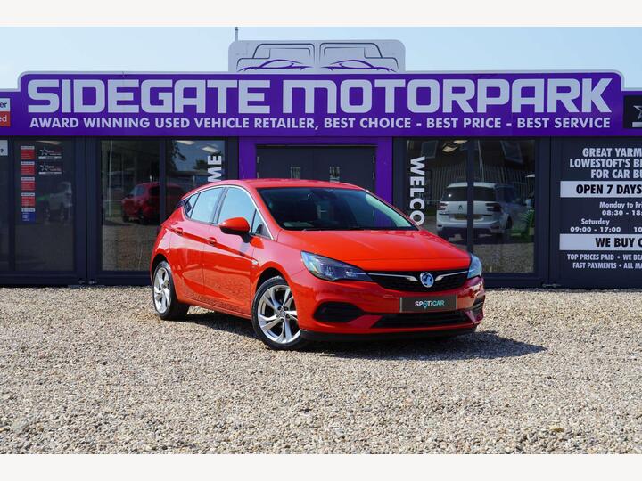 Vauxhall Astra 1.2 Turbo SRi Nav Euro 6 (s/s) 5dr