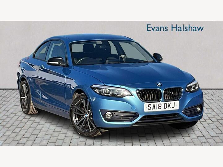BMW 2 Series 2.0 218d Sport Euro 6 (s/s) 2dr BMW 2 Series 2.0 218d Sport Euro 6 (s/s) 2dr