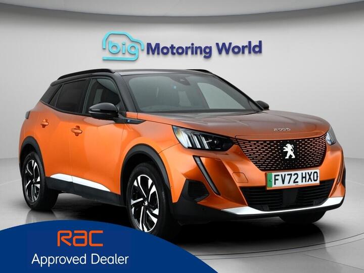 Peugeot E-2008 50kWh GT Auto 5dr (7kW Charger)