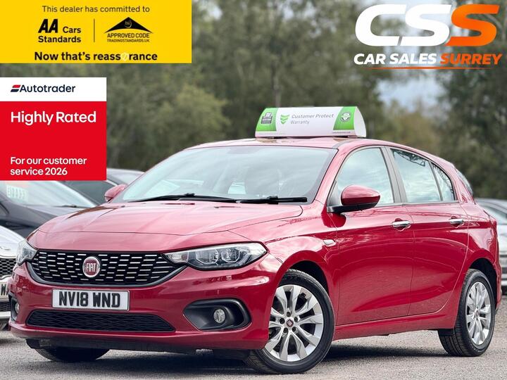 Fiat Tipo 1.6 MultiJetII Easy + DDCT Euro 6 (s/s) 5dr