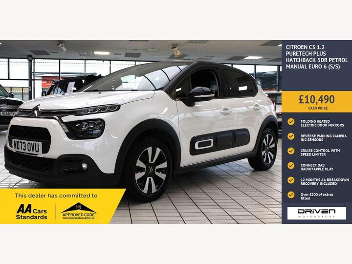 Citroen C3 1.2 PureTech PLUS Euro 6 (s/s) 5dr