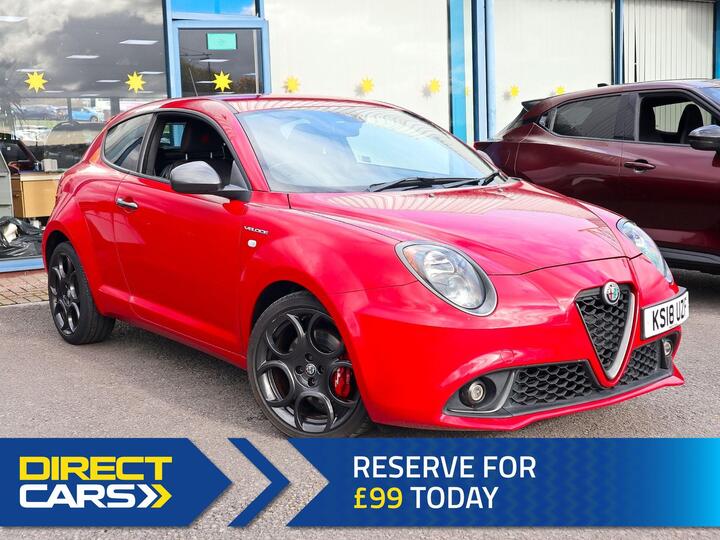 Alfa Romeo MiTo 1.4 TB MultiAir Veloce TCT Euro 6 (s/s) 3dr Alfa Romeo MiTo 1.4 TB MultiAir Veloce TCT Euro 6 (s/s) 3dr