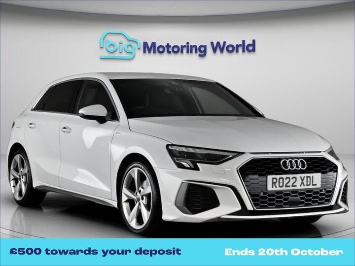 Audi A3 1.0 TFSI 30 S Line Sportback Euro 6 (s/s) 5dr