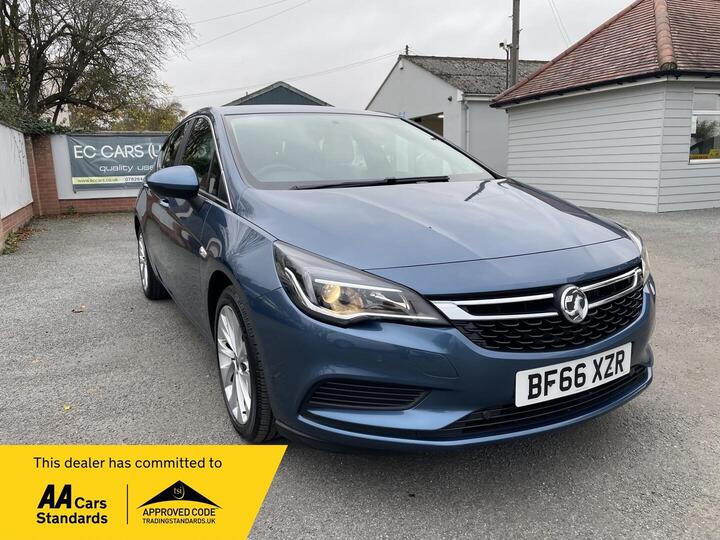 Vauxhall Astra 1.4i Turbo Tech Line Euro 6 5dr Vauxhall Astra 1.4i Turbo Tech Line Euro 6 5dr