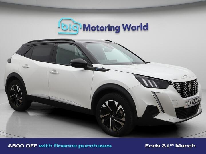 Peugeot E-2008 50kWh GT Auto 5dr (7kW Charger)